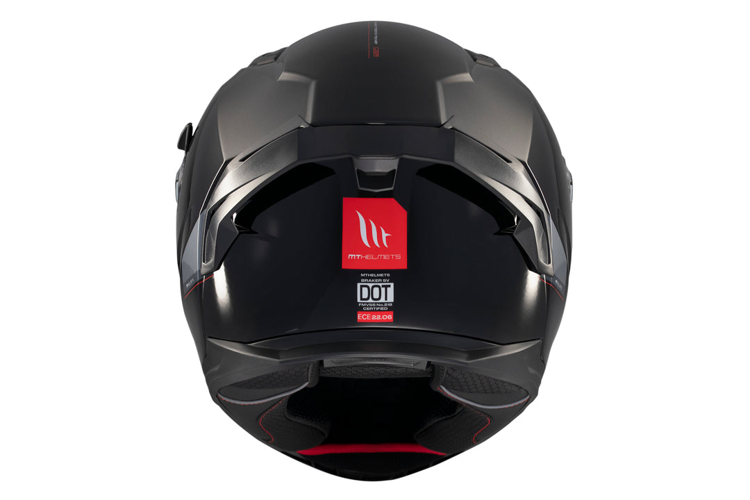 MT HELMETS من أم تي BRAKER SV A1 GLOSS BLACK  خوذة فول فيس