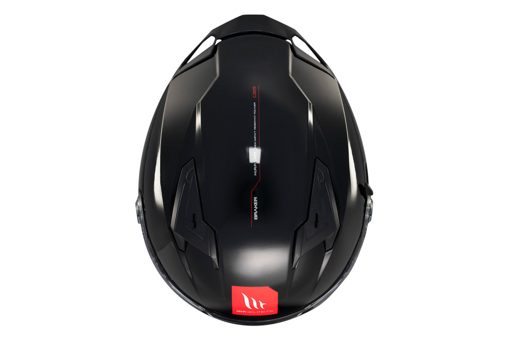 MT HELMETS من أم تي BRAKER SV A1 GLOSS BLACK  خوذة فول فيس