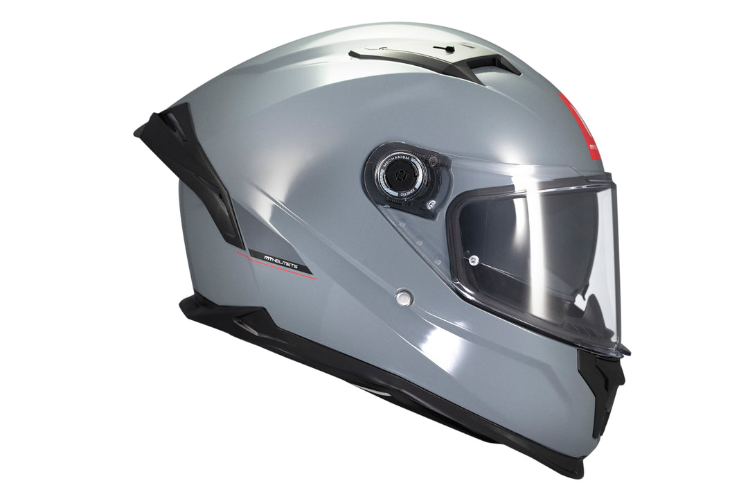 MT HELMETS من أم تي BRAKER SV A12 GLOSS GREY  خوذة فول فيس