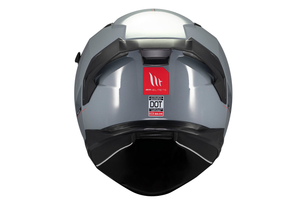 MT HELMETS من أم تي BRAKER SV A12 GLOSS GREY  خوذة فول فيس