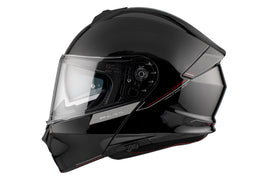MT Genesis SV Modular Helmet – Gloss Black Flip-Up with Sun Visor