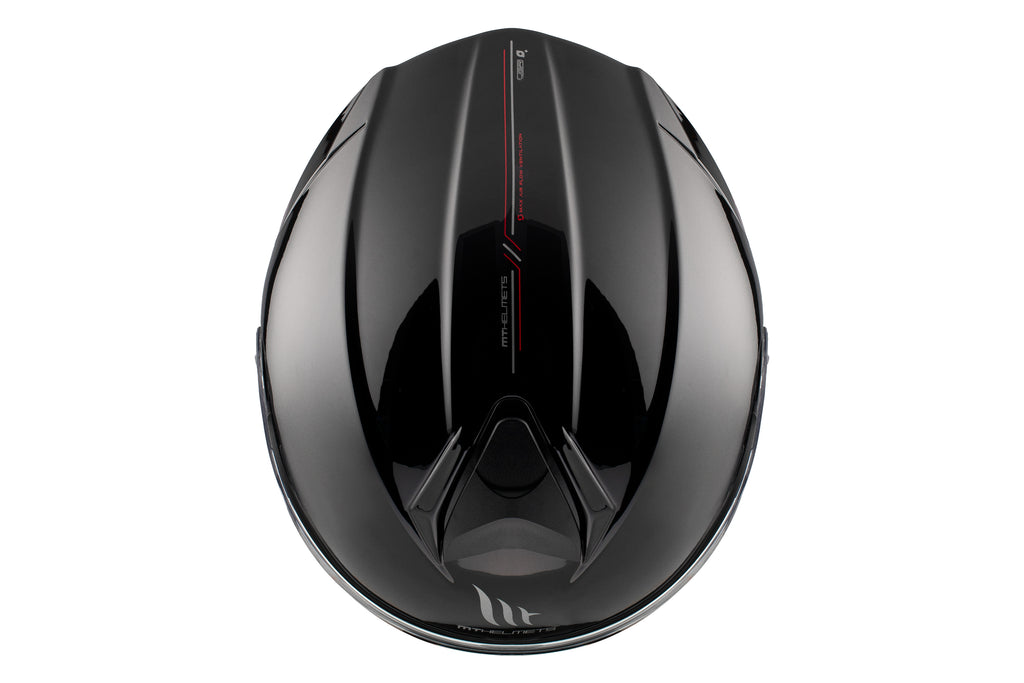 MT HELMETS من أم تي GENESIS SV A1 GLOSS BLACK خوذة موديلار