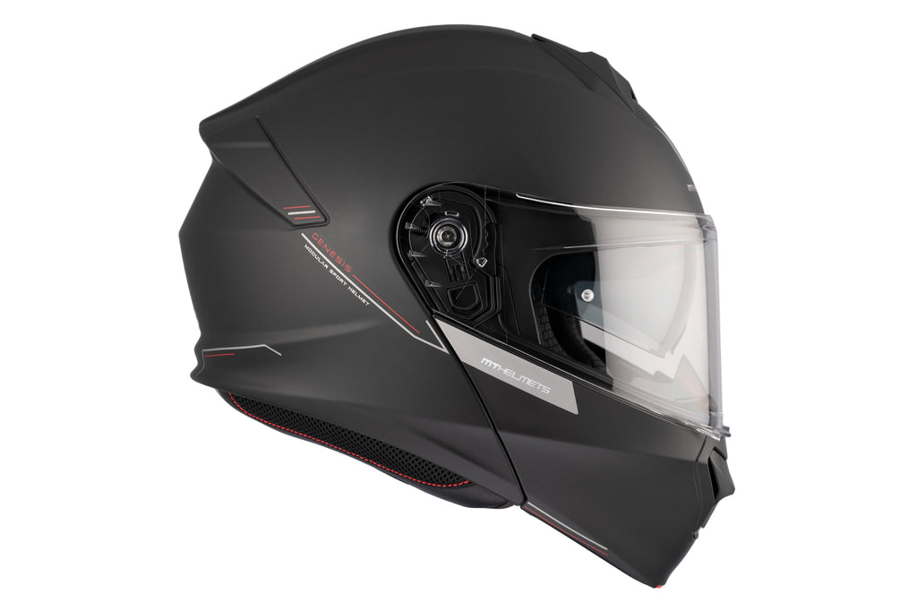 MT Genesis SV Modular Helmet –MATT Black Flip-Up with Sun Visor