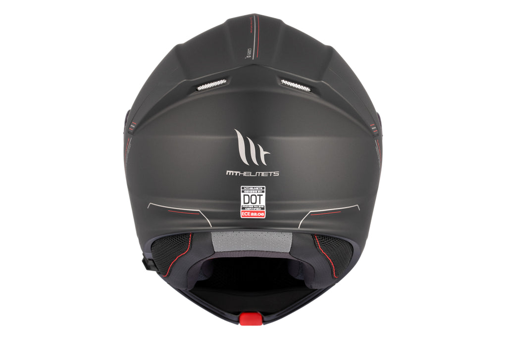 MT Genesis SV Modular Helmet –MATT Black Flip-Up with Sun Visor