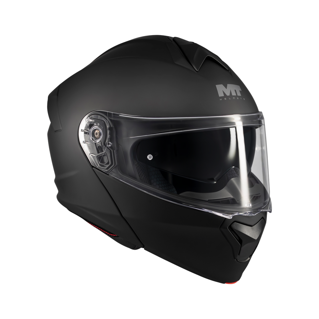 MT HELMETS GENESIS SV PURE A1 MATT BLACK MODULAR HELMET
