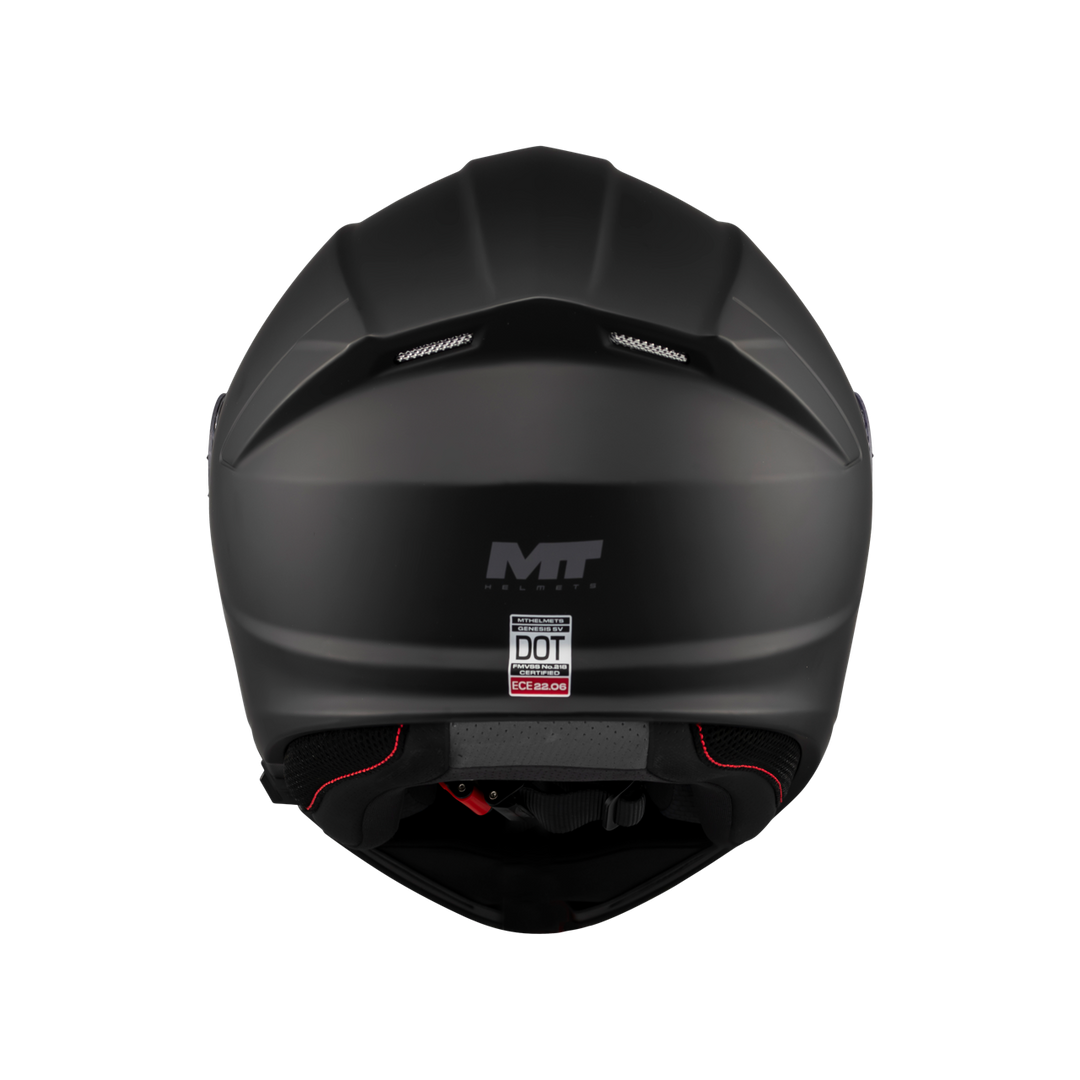 MT HELMETS GENESIS SV PURE A1 MATT BLACK MODULAR HELMET