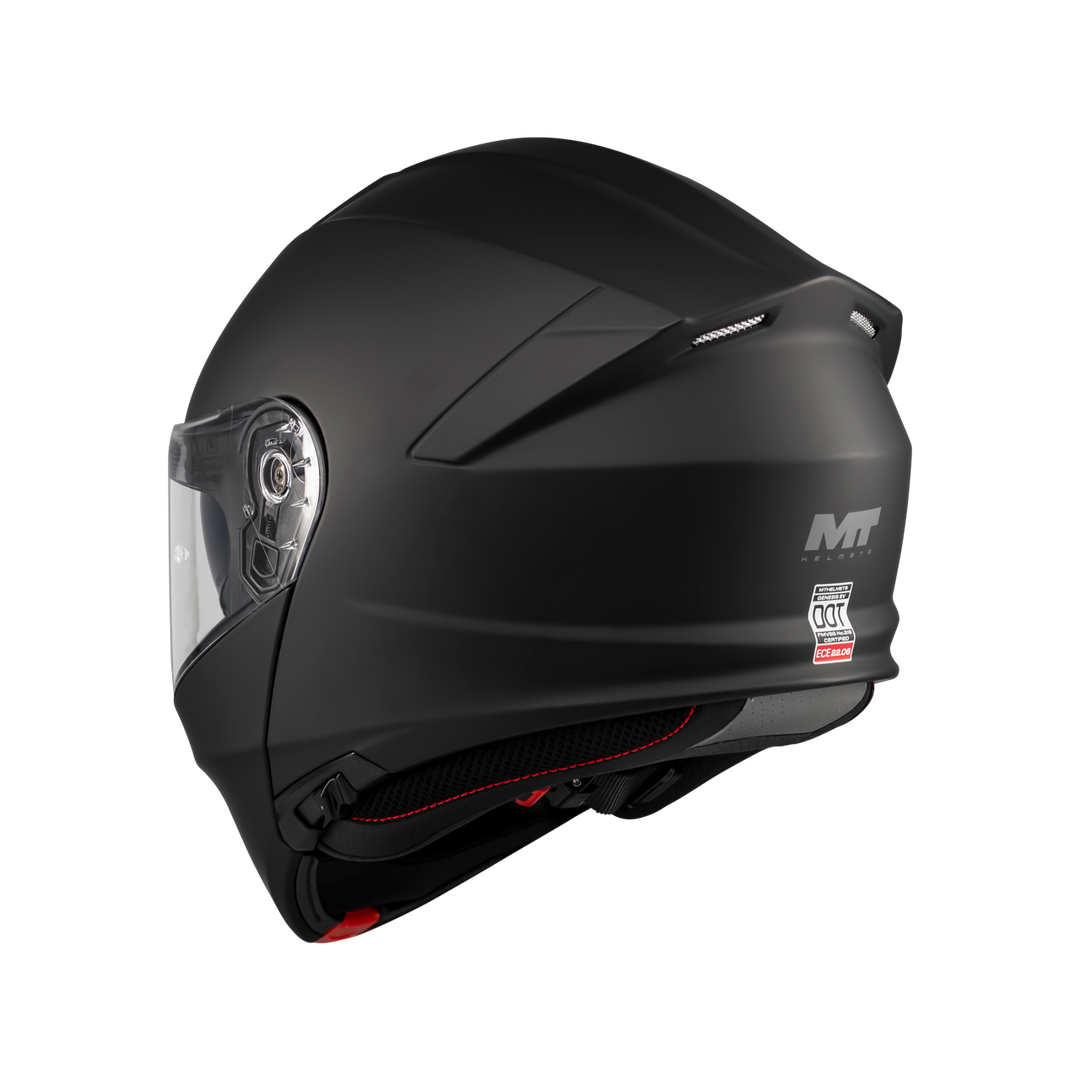 MT HELMETS GENESIS SV PURE A1 MATT BLACK MODULAR HELMET