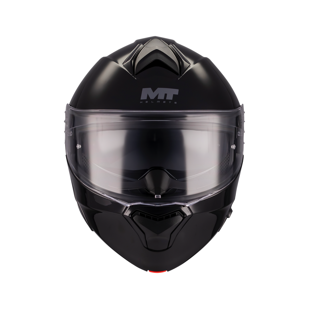 MT HELMETS GENESIS SV PURE A1 GLOSS BLACK MODULAR HELMET
