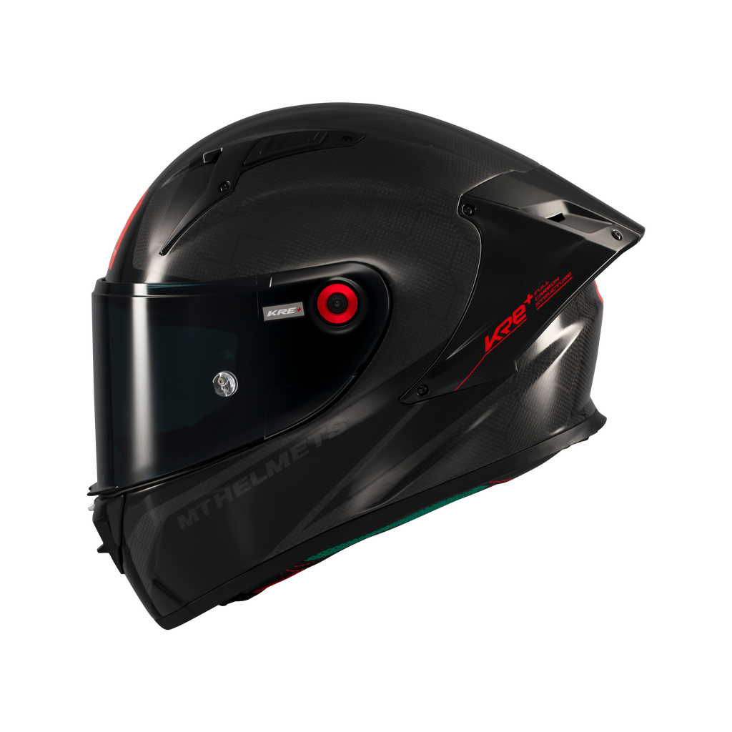 MT HELMETS من أم تي KRE+ S CARBON GLOSSY خوذة فول فيس كاربون