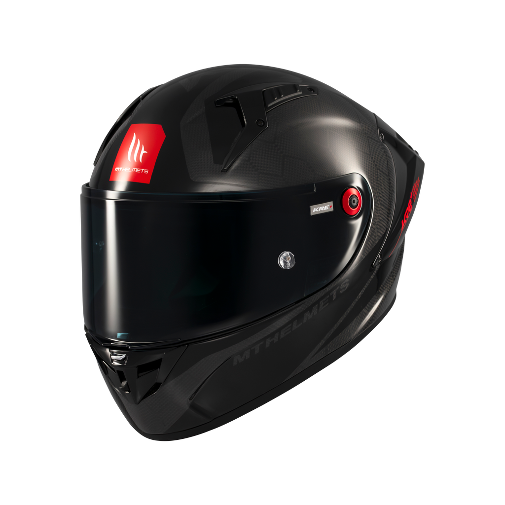 MT HELMETS من أم تي KRE+ S CARBON GLOSSY خوذة فول فيس كاربون