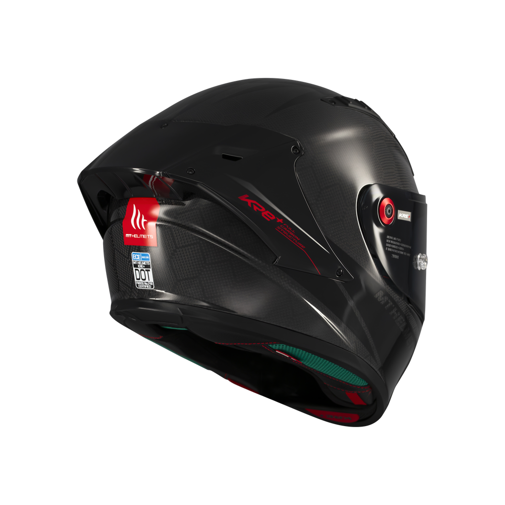 MT HELMETS من أم تي KRE+ S CARBON GLOSSY خوذة فول فيس كاربون