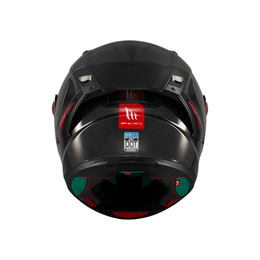 MT HELMETS من أم تي KRE+ S CARBON GLOSSY خوذة فول فيس كاربون