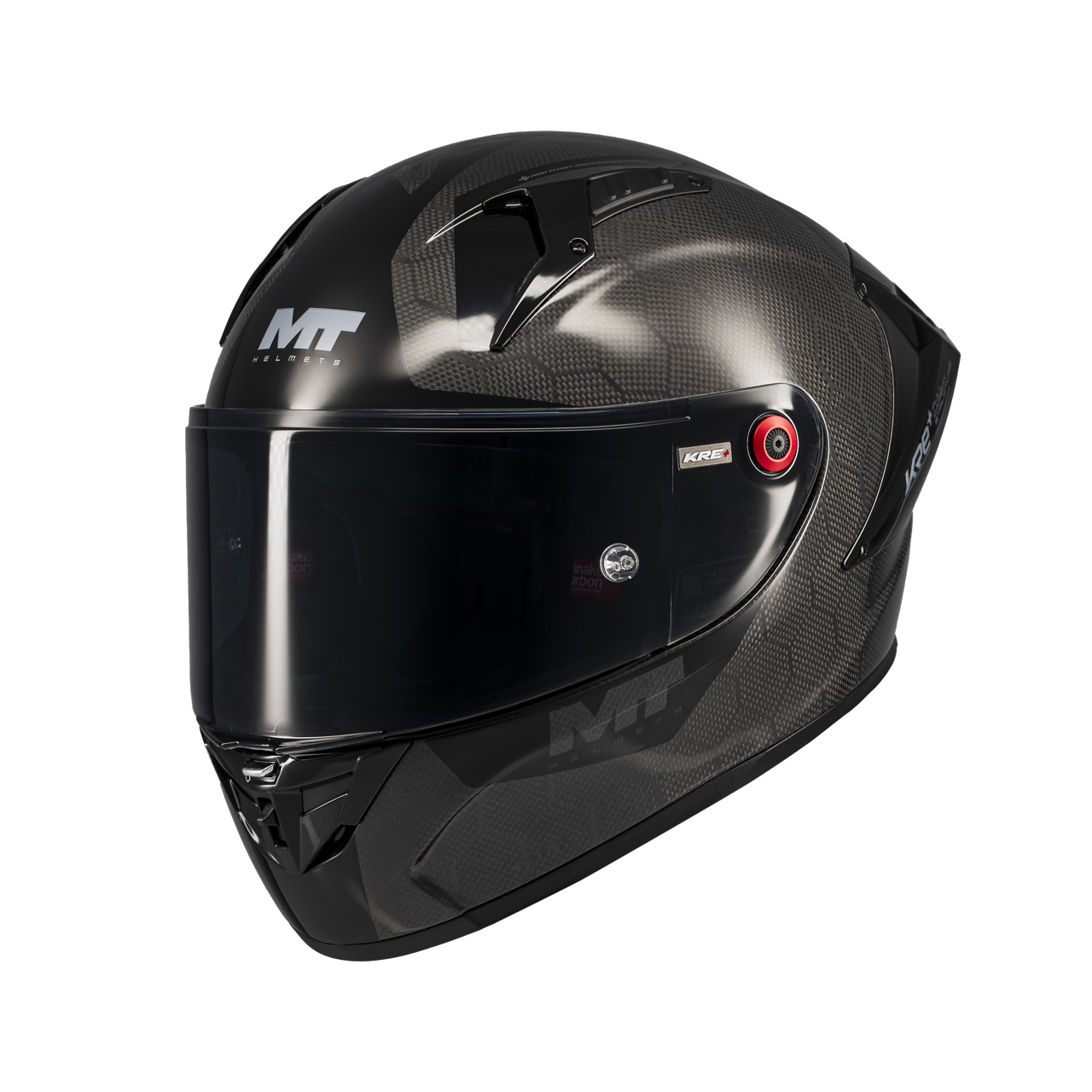 MT KRE+ S Carbon Helmet – FIM Certified Racing Helmet with Pinlock & Dark Visor – BOOST BOX PERFORMANCE