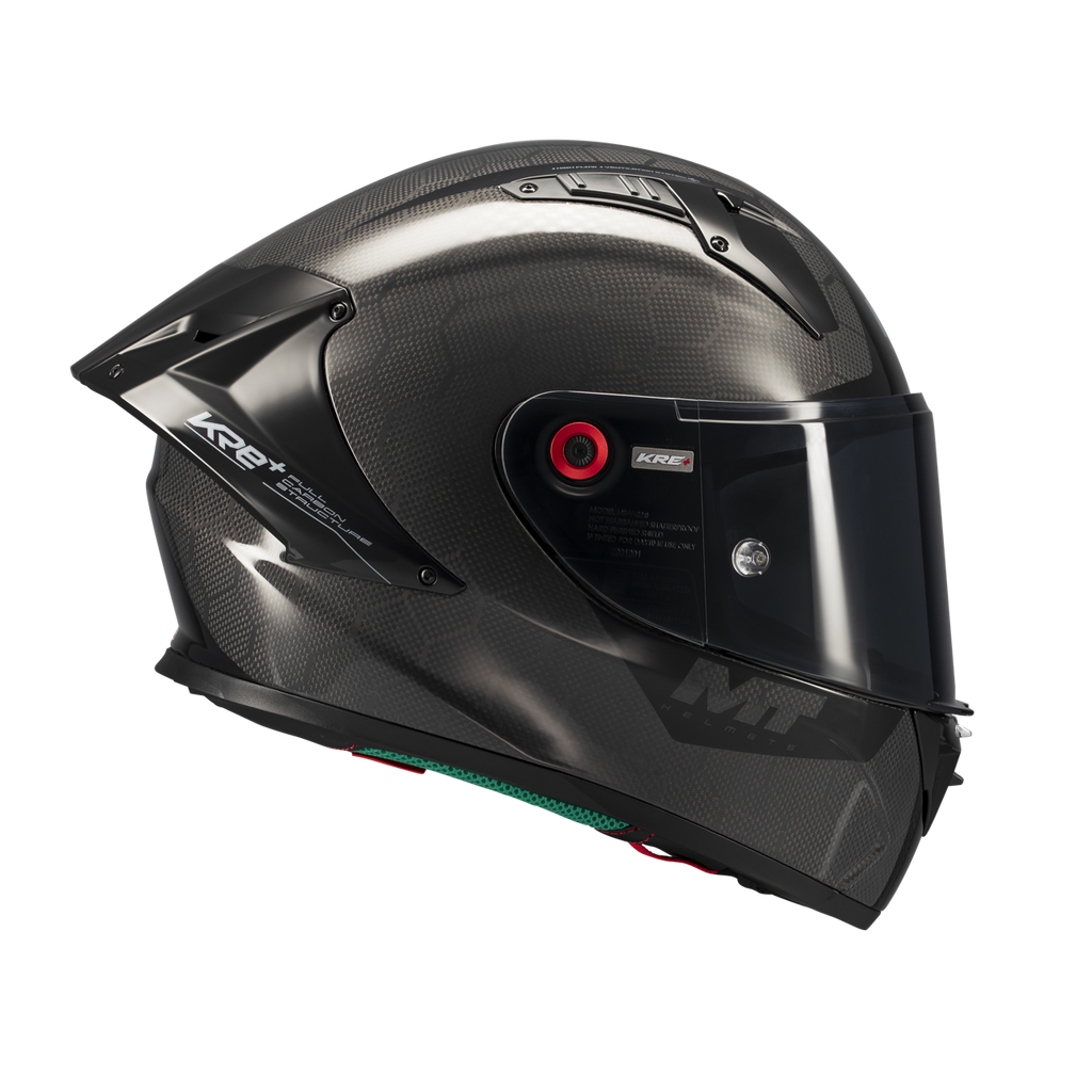 MT HELMETS من أم تي KRE+ S CARBON GLOSSY خوذة فول فيس كاربون