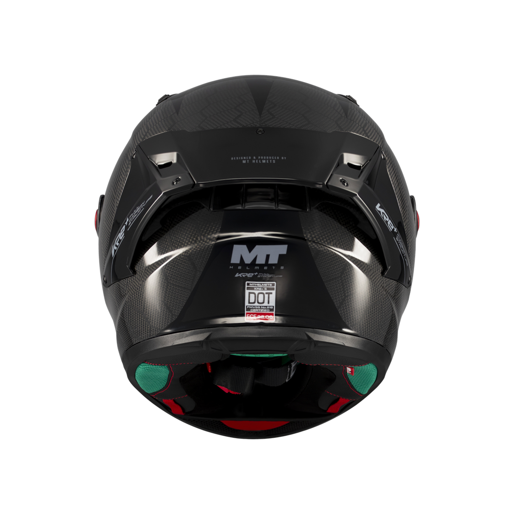MT HELMETS من أم تي KRE+ S CARBON GLOSSY خوذة فول فيس كاربون