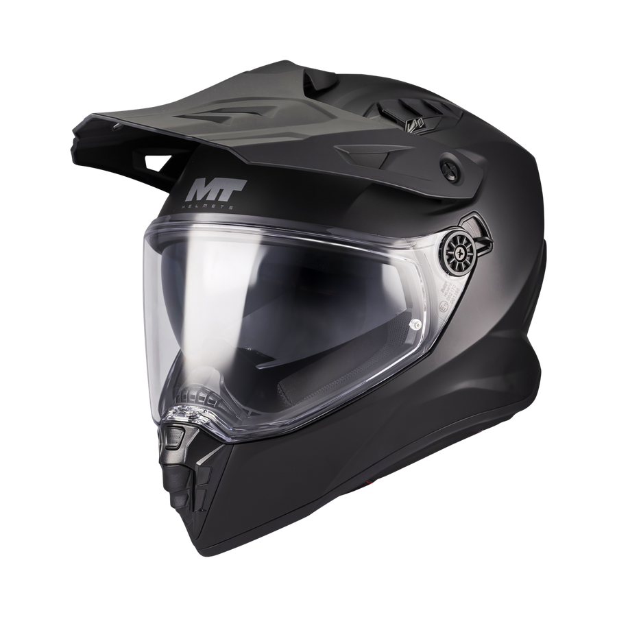 MT Track SV Pure A1 Matt dual sport motorcycle helmet