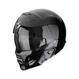 SCORPION من سكوربيون EXO-COMBAT II SOLID Black خوذة اسود لماع