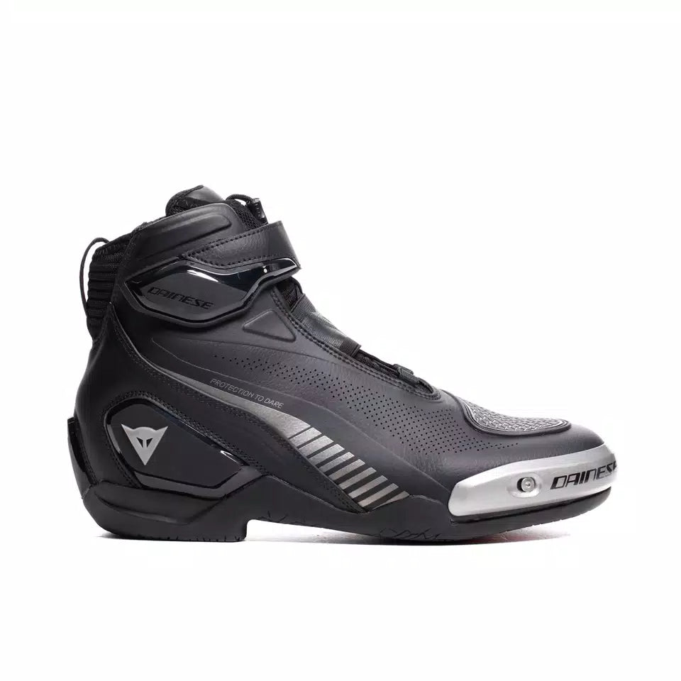 Dainese Superya sports motorcycle shoes with perforated microfiber, magnesium sliders, and Groundtrax racing sole