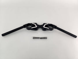 VooDoo Top Triple Tree for Suzuki Hayabusa 2022–2026 – 1-Piece CNC Billet Clamp with Integrated Handlebars