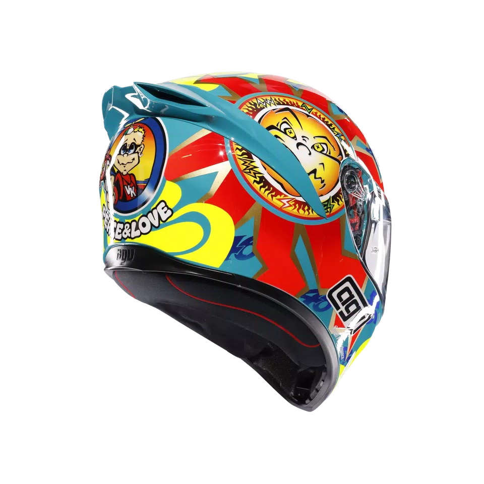 AGV من أي جي في K1 S DOT(E2206) - ROSSI MUGELLO 1999 خوذة كي 1 اس