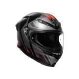 AGV K6 S E2206 - KARVE MATT BLACK/GREY/RED