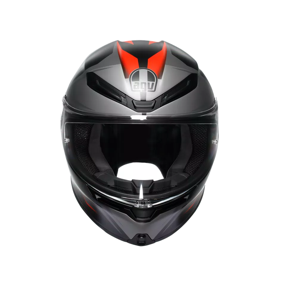 AGV K6 S E2206 - KARVE MATT BLACK/GREY/RED