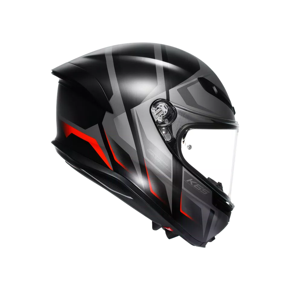 AGV K6 S E2206 - KARVE MATT BLACK/GREY/RED