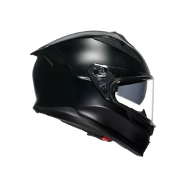 AGV K7 MPLK MONO MATT BLACK Full-Face Motorcycle Helmet – Lightweight Composite Fiber with 190° Visor and Pinlock MaxVision