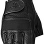 HIGHWAY 21 Half Jab Perforated Leather Gloves Black
