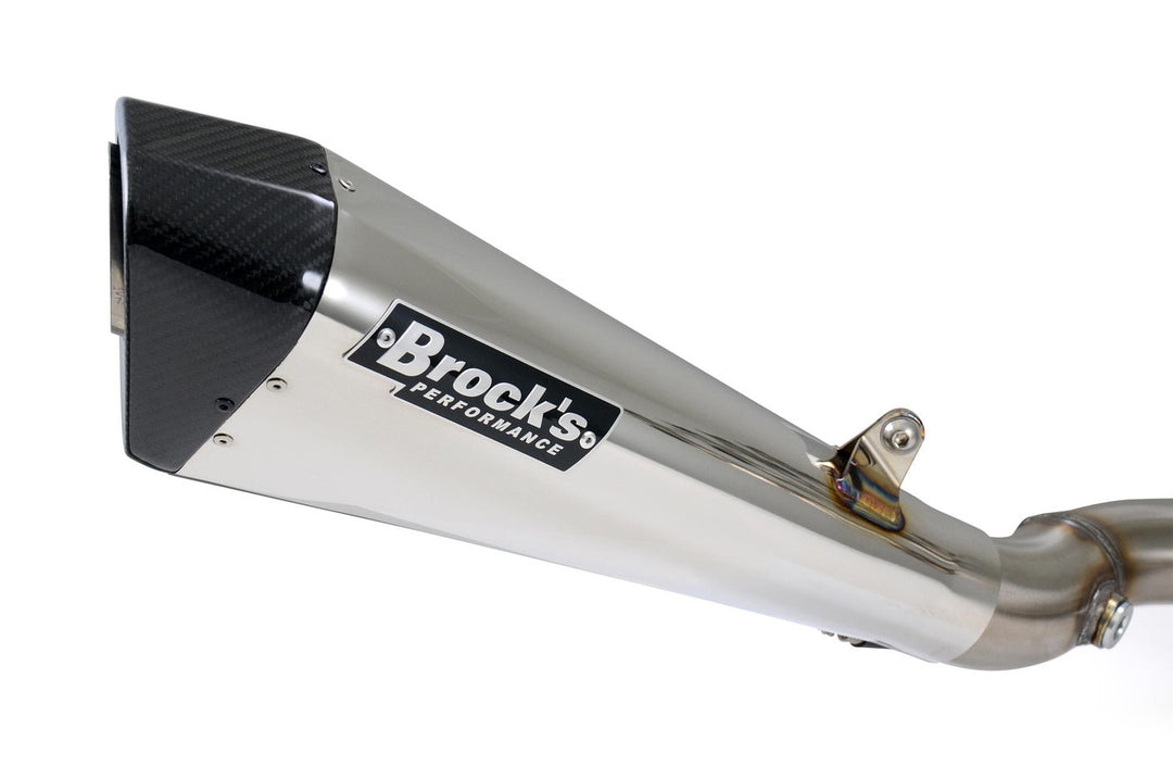 Brock's Performance Full System Penta-Carbon 15" Muffler (Polished) HAYABUSA 99-25 