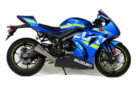 Brock’s CT Megaphone Full Titanium Exhaust with Carbon Fiber Tip for GSX-R1000/R (2017–2025)