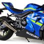 Brock’s CT Megaphone Full Titanium Exhaust with Carbon Fiber Tip for GSX-R1000/R (2017–2025)
