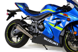 Brock’s CT Megaphone Full Titanium Exhaust with Carbon Fiber Tip for GSX-R1000/R (2017–2025)