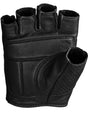 Load image into Gallery viewer, HIGHWAY 21 Half Jab Perforated Leather Gloves Black