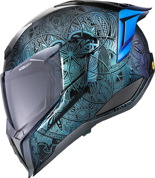 ICON من آيكون Ultraflite Opal Mandala Blue MIPS خوذة الترا فلايت