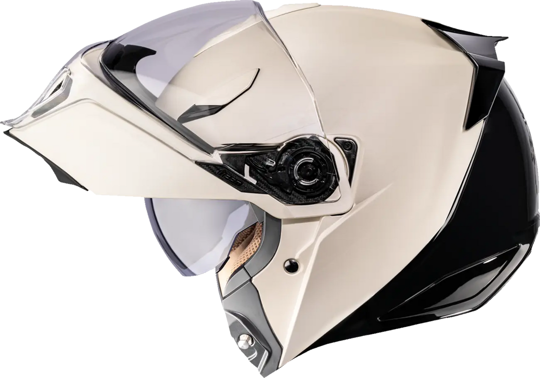  ICON THRESHOLD STEADY STATE WHITE MODULAR HELMET