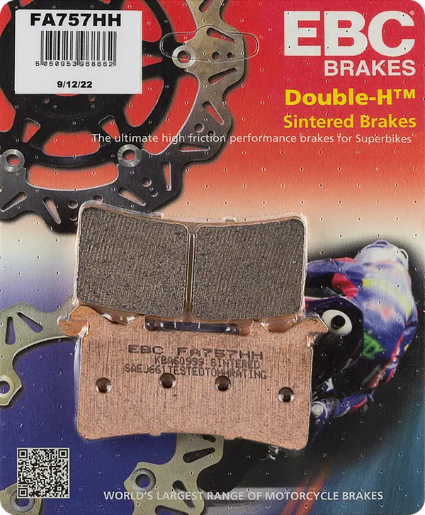 EBC Double-H Sintered Front Brake Pads FA757HH 