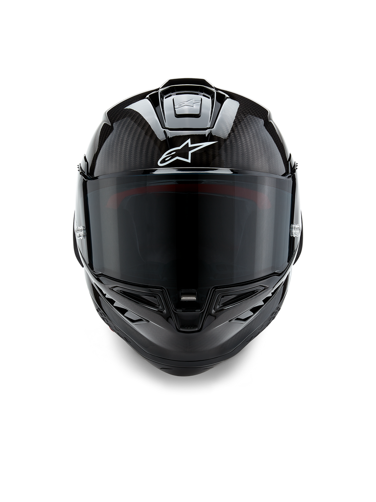 Alpinestars Supertech R10 Solid Full Face Helmet – Advanced Carbon Construction with Dual Visors
