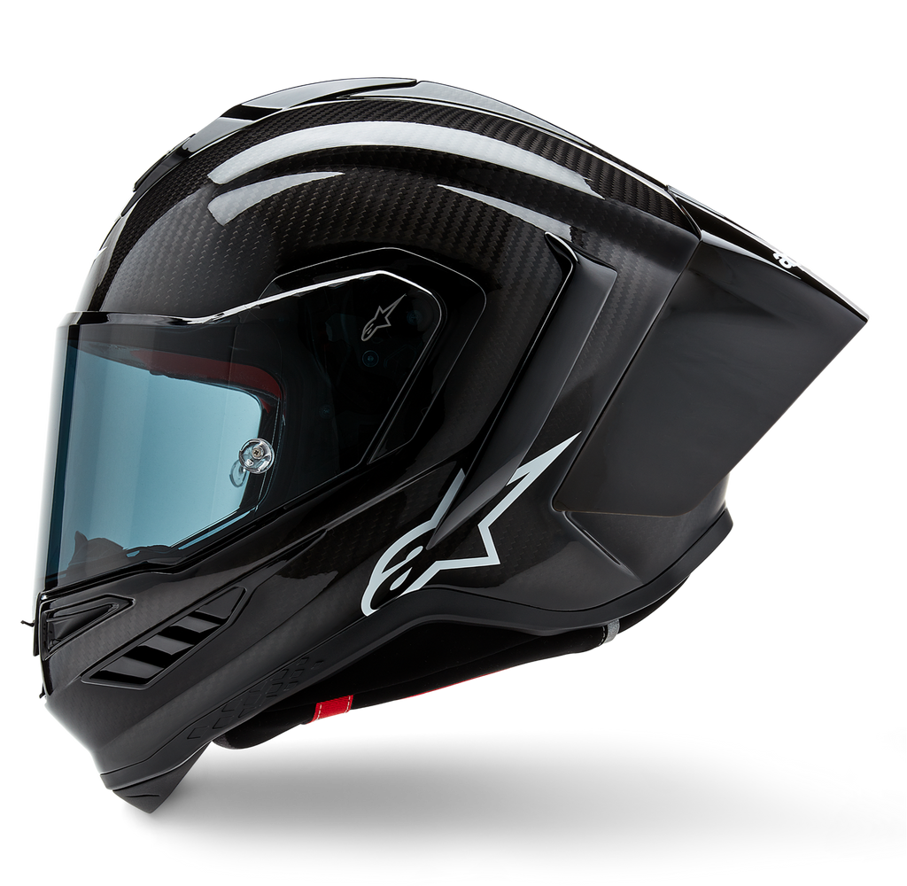 Alpinestars Supertech R10 Solid Full Face Helmet – Advanced Carbon Construction with Dual Visors