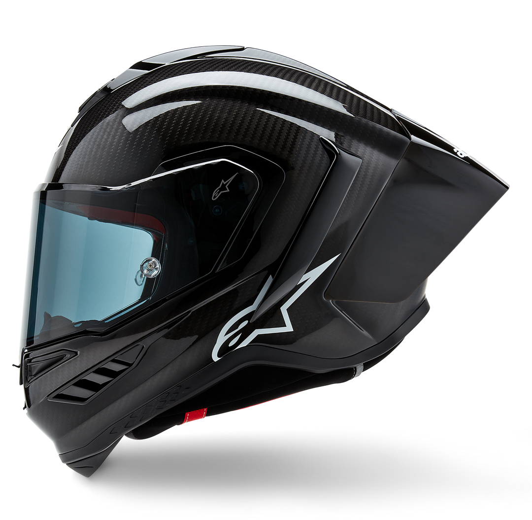 Alpinestars Supertech R10 Solid Full Face Helmet – Advanced Carbon Construction with Dual Visors