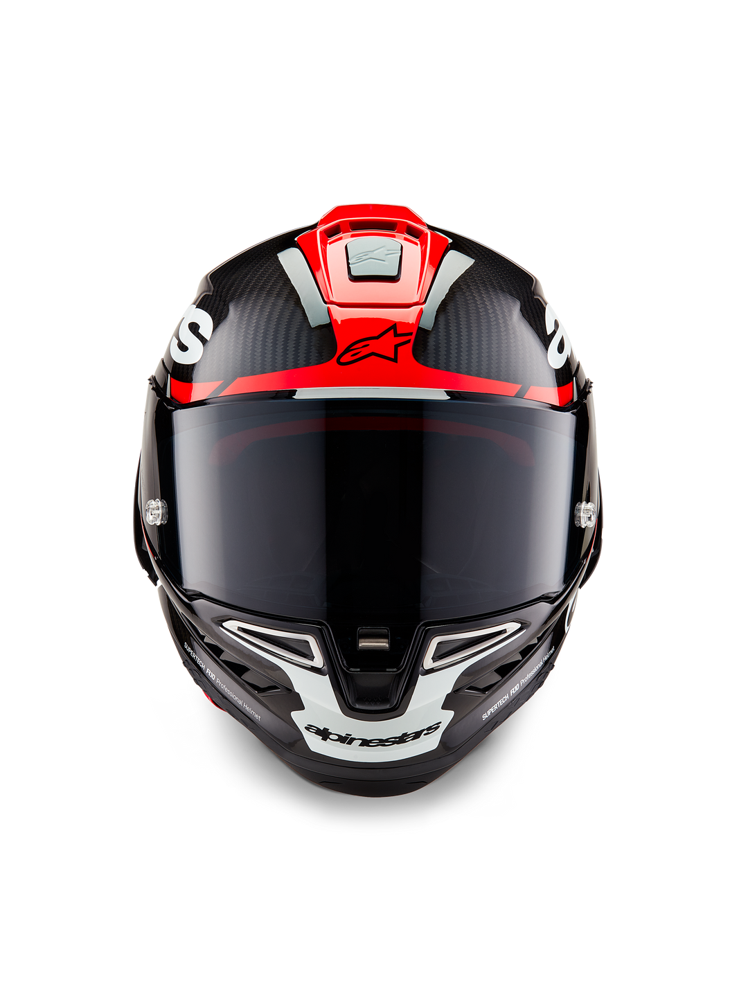 ALPINESTARS SUPERTECH R10 ELEMENT RED CARBON FULL FACE HELMET 