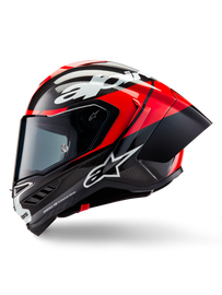 ALPINESTARS SUPERTECH R10 ELEMENT RED CARBON FULL FACE HELMET 