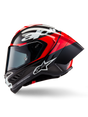 Load image into Gallery viewer, ALPINESTARS SUPERTECH R10 ELEMENT RED CARBON FULL FACE HELMET 