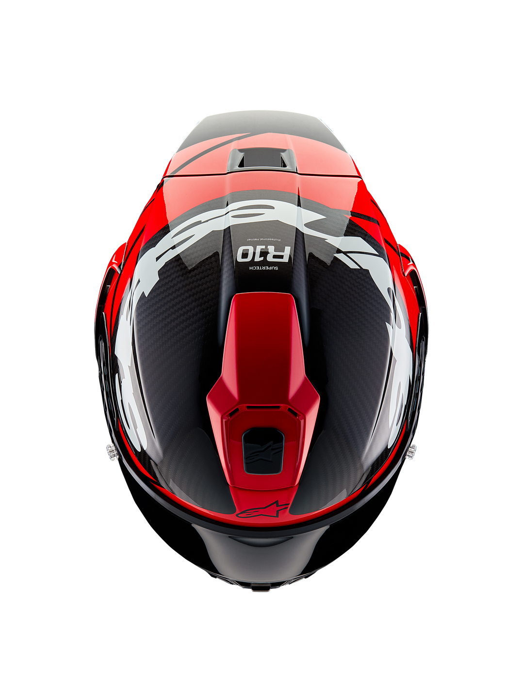 ALPINESTARS SUPERTECH R10 ELEMENT RED CARBON FULL FACE HELMET 