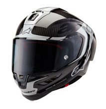 تحميل الصورة في عارض المعرض ، Alpinestars Supertech R10 element Full Face Helmet – Advanced Carbon Construction with Dual Visors