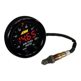 AEM X-Series UEGO AFR Gauge 30-0300 – Ultra-Fast, Accurate Wideband Air/Fuel Ratio Controller