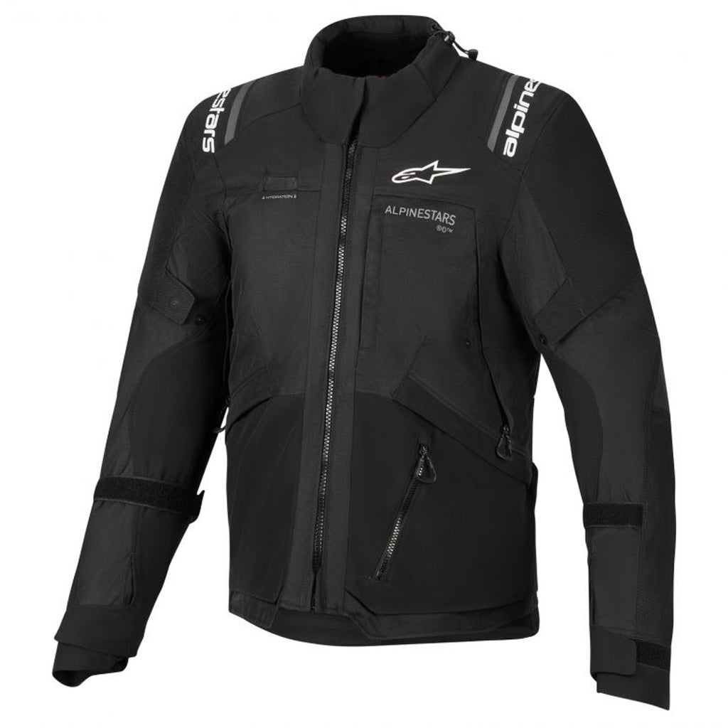 Alpinestars Andes v4 Drystar Jacket – Black Waterproof Adventure Motorcycle Jacket from Boost Box Saudi Arabia