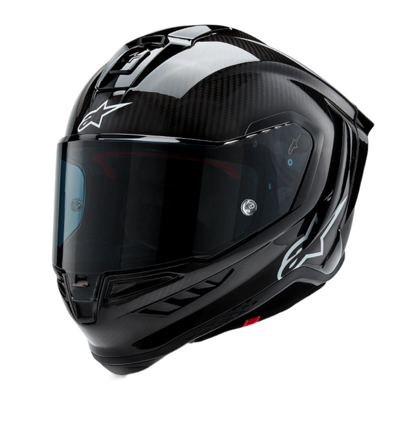 Alpinestars Supertech R10 Solid Full Face Helmet – Advanced Carbon Construction with Dual Visors
