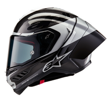 تحميل الصورة في عارض المعرض ، Alpinestars Supertech R10 element Full Face Helmet – Advanced Carbon Construction with Dual Visors