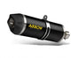 Load image into Gallery viewer, Arrow 71855AKN Race-Tech Aluminum Dark Slip-On Exhaust – Carbon Endcap, Stainless Steel Internals, Lightweight, Street Approved